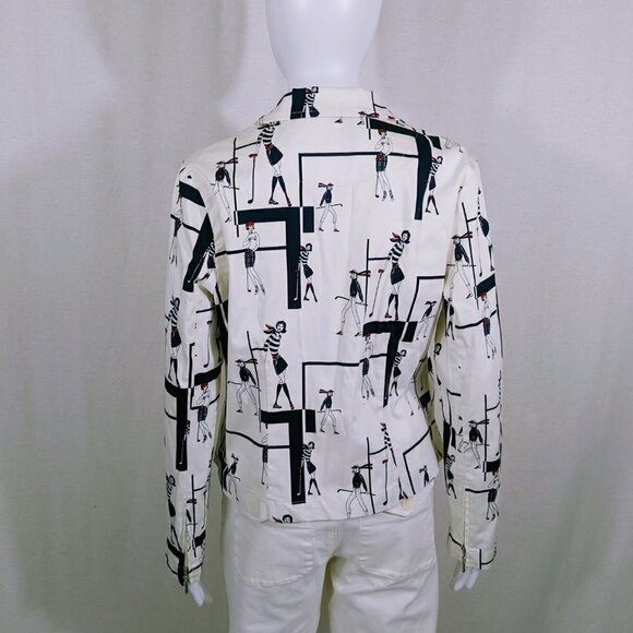 Vintage Tail Parisian Style Zip Up Jacket Size Medium - Picture 3 of 6